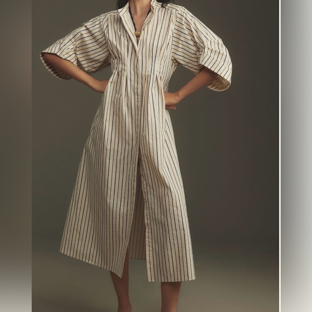 Anthropologie Mare Mare Mock Neck Midi Dress, Size M